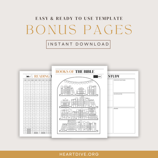 HD365 | Undated Planner with Bonus Pages