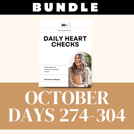 Heart Check BUNDLE | October days 274-304