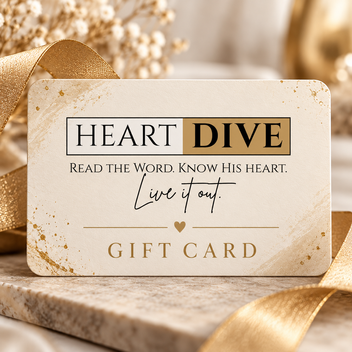 Heart Dive Shop Gift Card