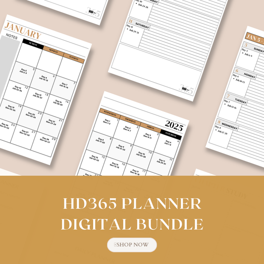 DIGITAL BUNDLE | 2025 Planner PDFs