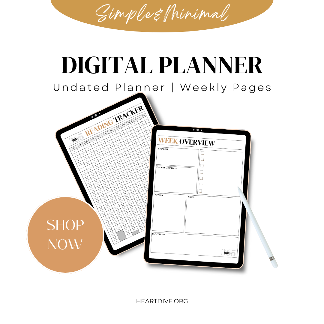 HD365 | Undated Planner with Bonus Pages