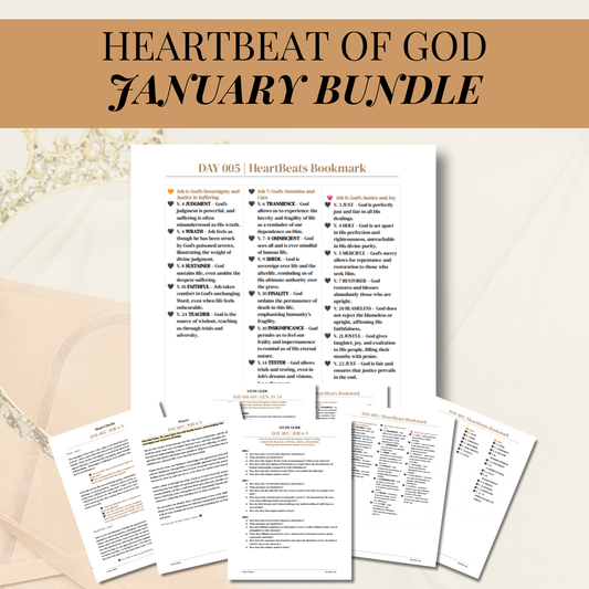 HEARTBEATS of God BUNDLE | January Days 001-031