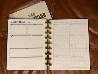 Heart Dive Undated Faith Planner