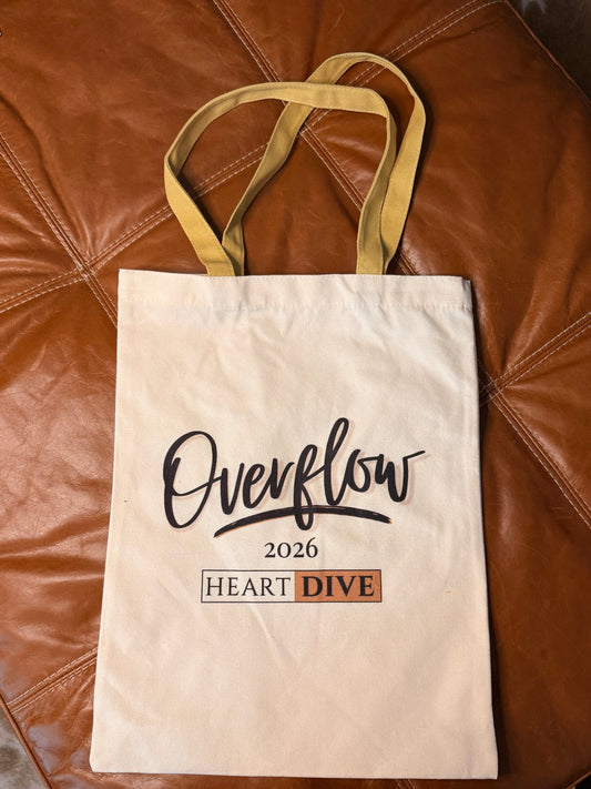 Overflow Canvas Tote Bag