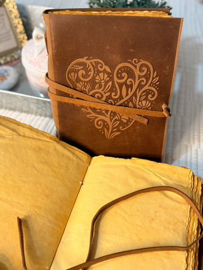 Leather Heart Journal