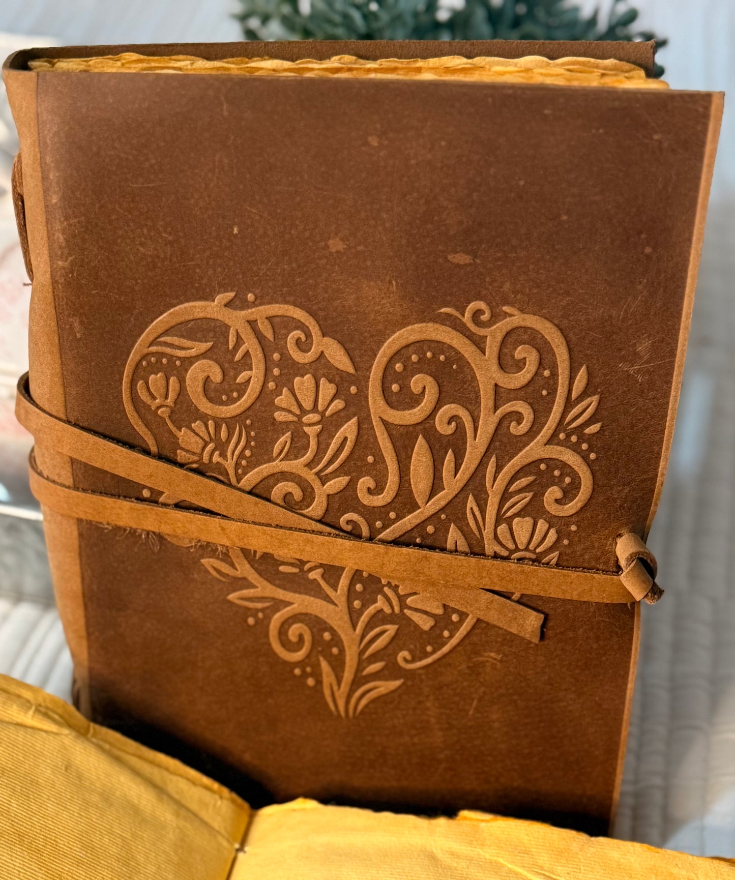 Leather Heart Journal
