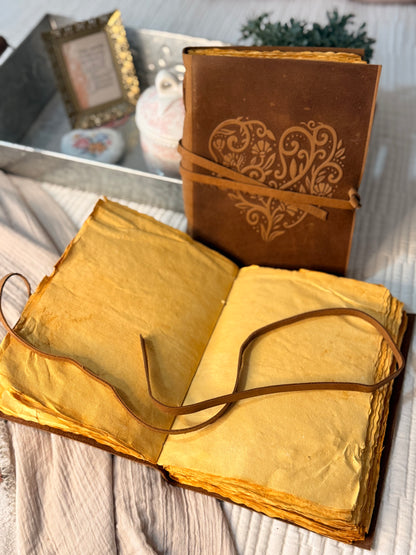 Leather Heart Journal
